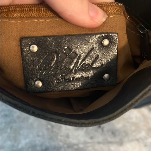 Black Leather Crossbody Bag